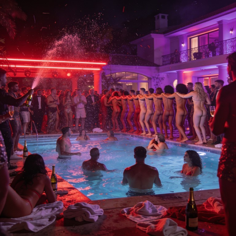 AI-generated adult vault party image 5