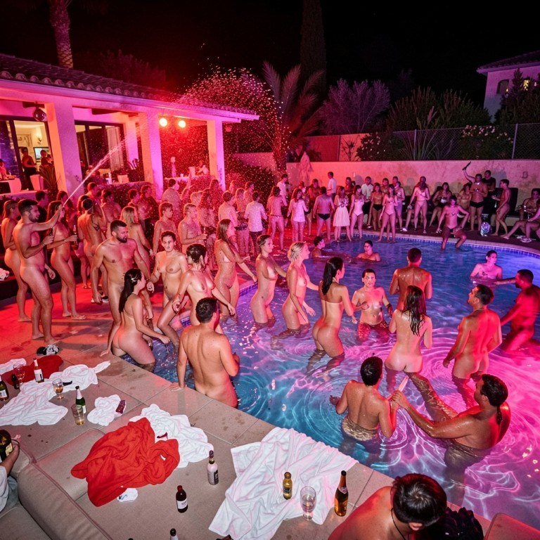 AI-generated adult vault party image 19